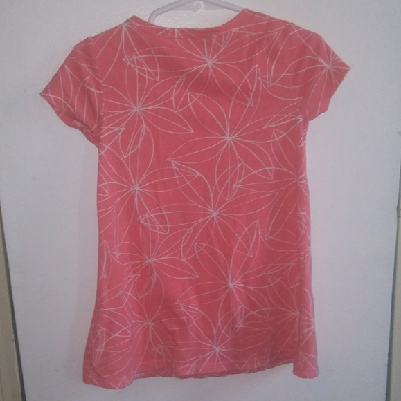 Old Navy Coral White Flower Dress 2T - Picture 5 of 5